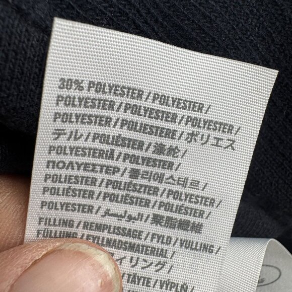 Hollister Co. Men's Navy and Blue Hoodie Unisex woman’s too baby thick collar si - Picture 7 of 10